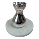 Vintage silvered glass vase