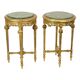 Tables d'appoint anciennes françaises en marbre de style Empire