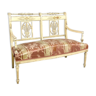 Antique french louis XVI style two seater sofa