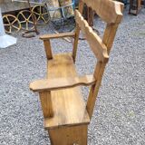 Banc en bois avec dossier