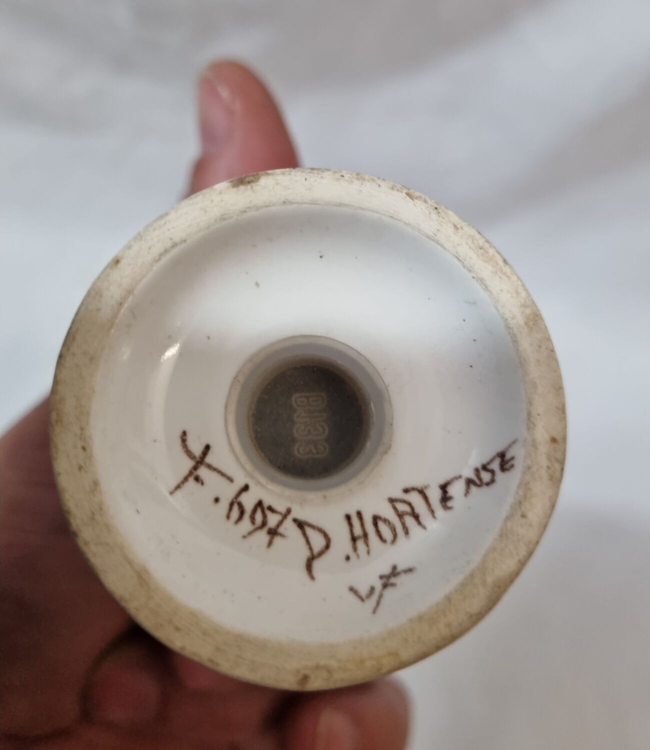 Henriot Quimper earthenware salt pots