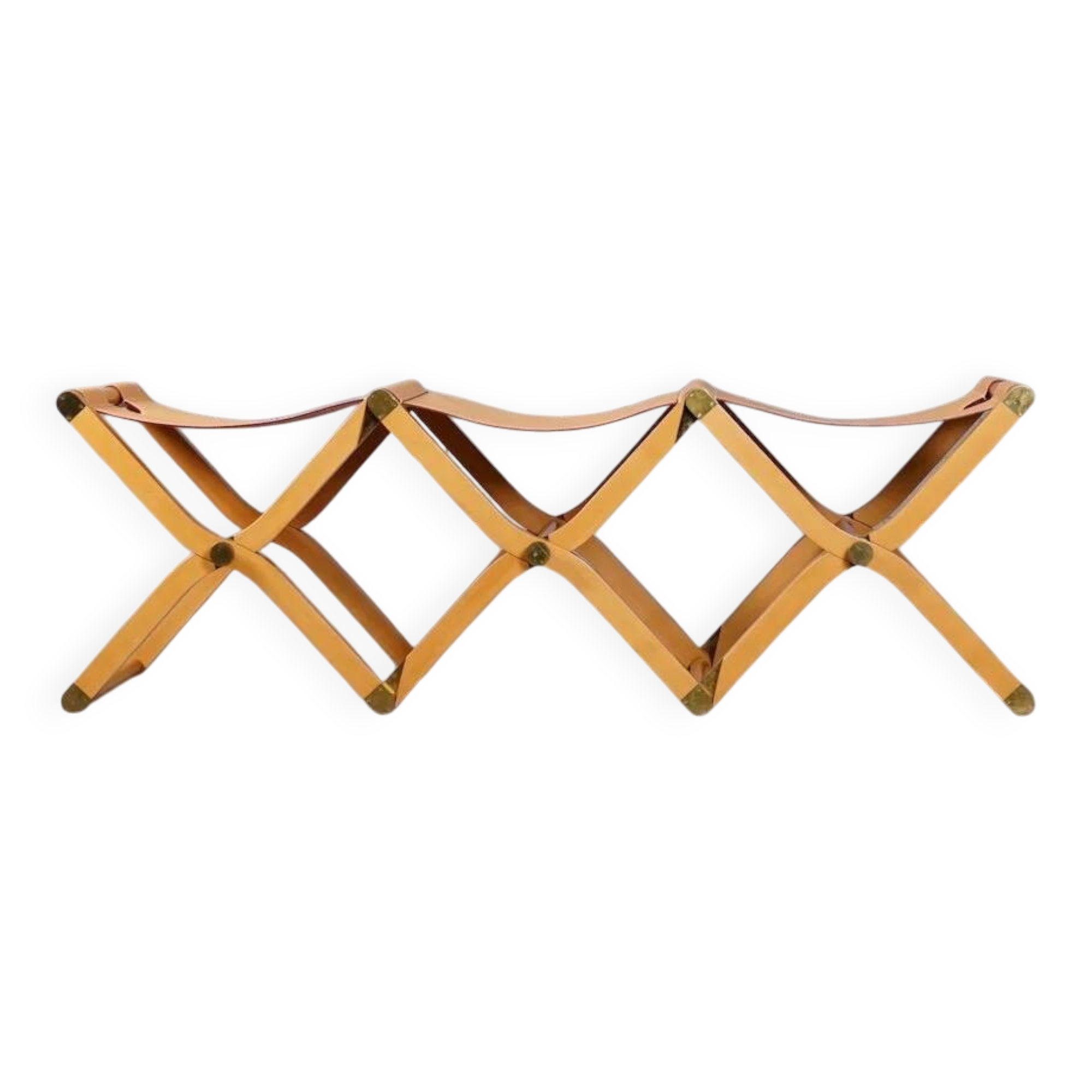 Pippa folding bench by Rena Dumas for Hermès Paris