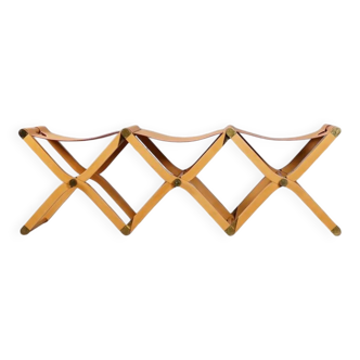 Pippa folding bench by Rena Dumas for Hermès Paris