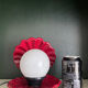 Lampe veilleuse coquillage perle vintage