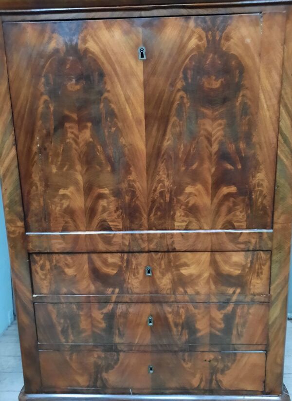 Secretaire Louis Philippe en acajou