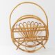 Porte-revues en rotin et bambou 1960 vintage