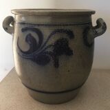 Varnished Alsace stoneware pot