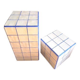 Lot colonne et cube