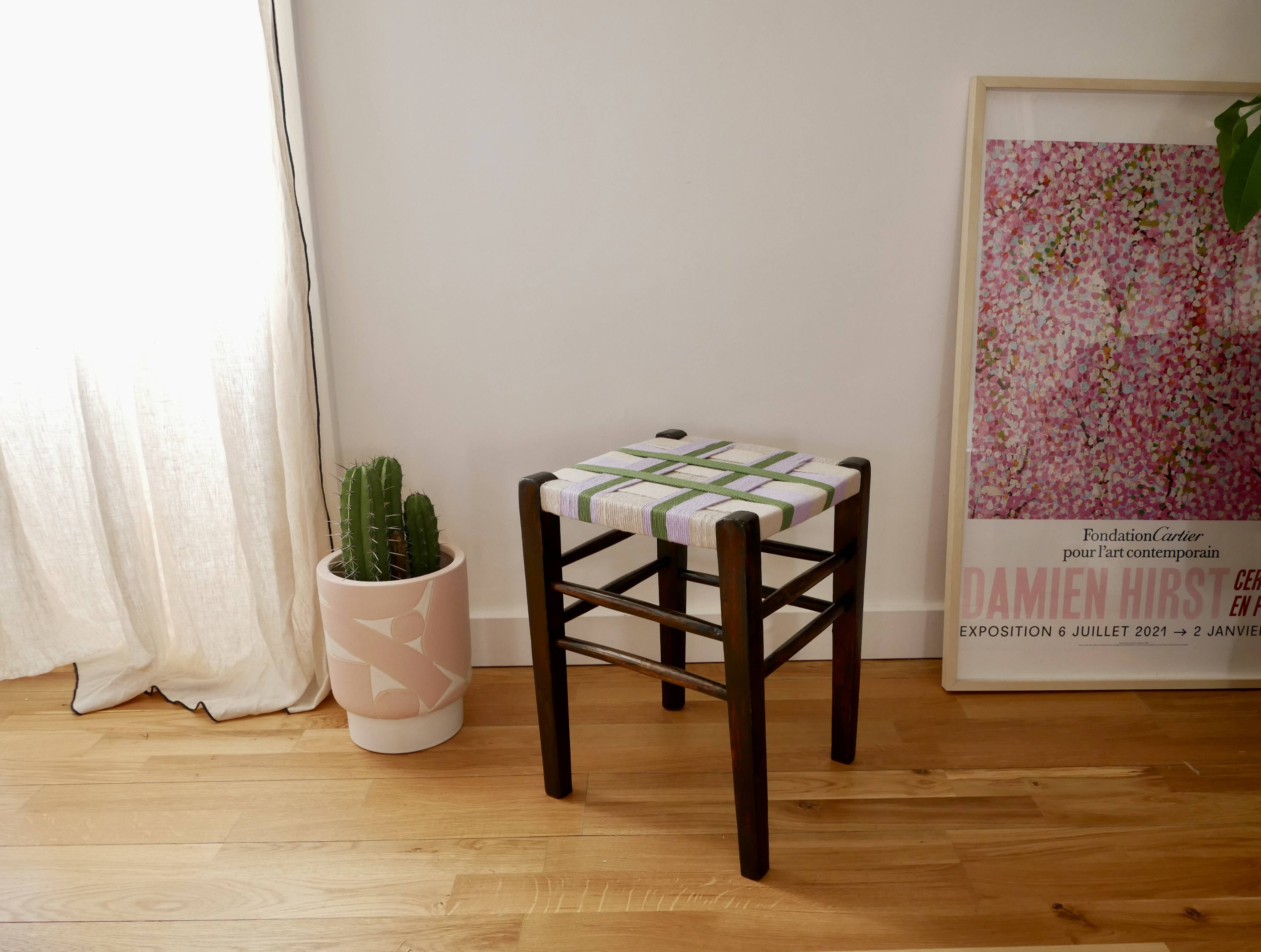 Wooden stool