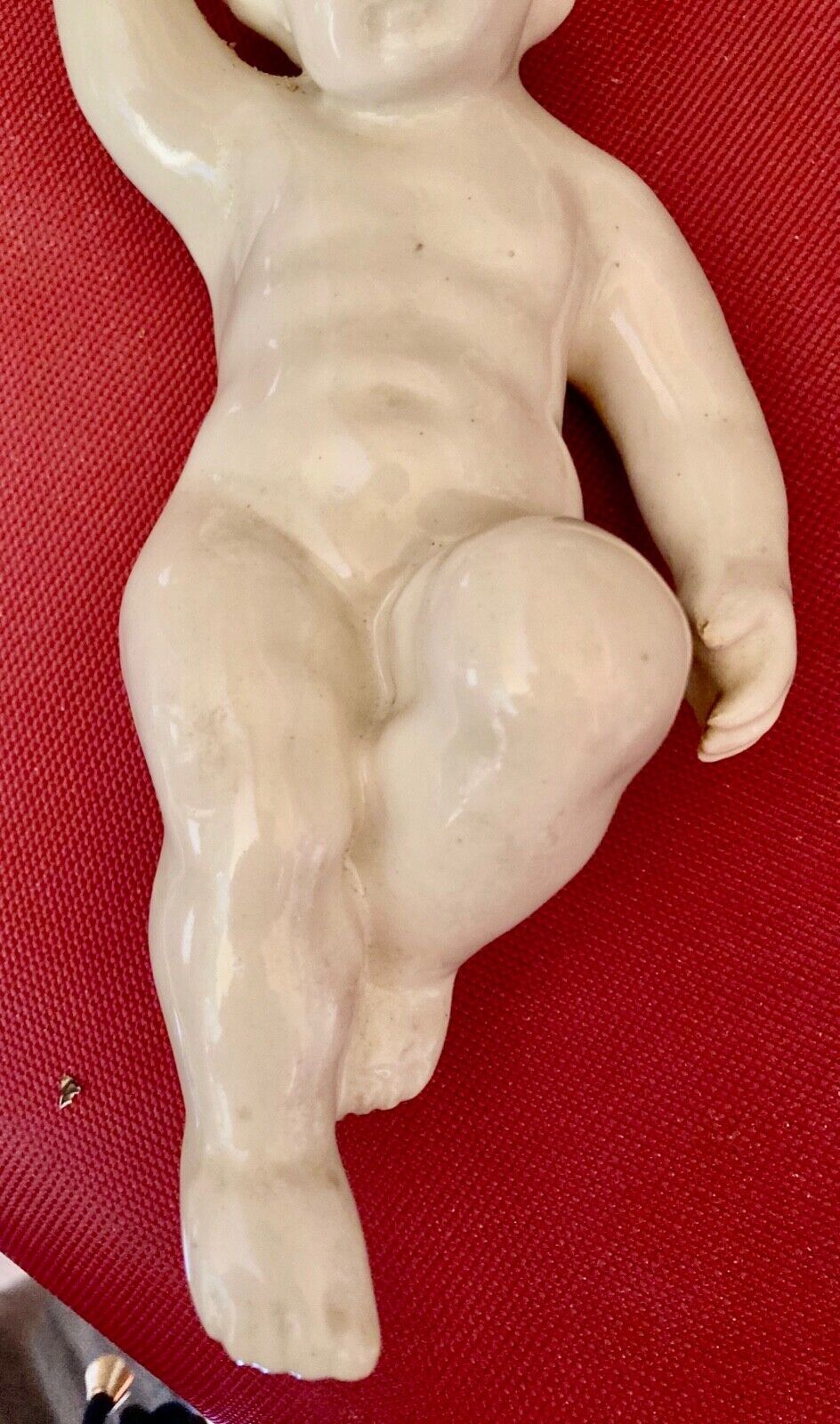 Wall lamp glazed ceramic representing a putti fca lisboa portugal sant anna