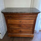 Louis Philippe style commode with marble top