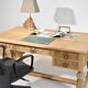 Bureau sculpté en chêne clair, style Renaissance