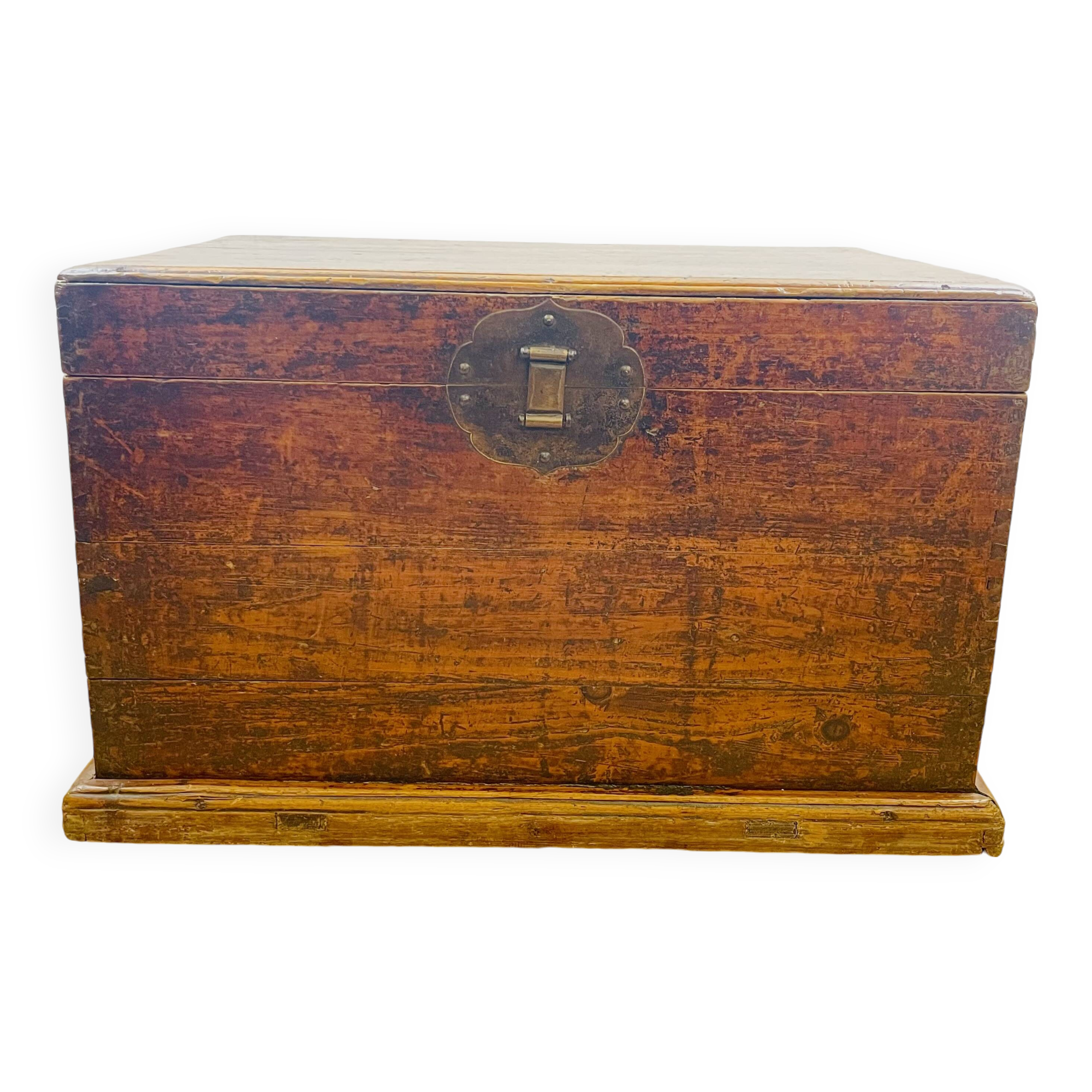 Antique solid wood chest