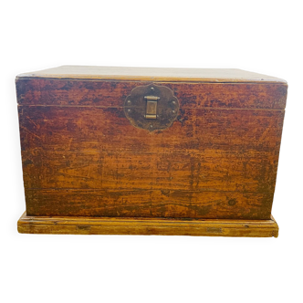 Antique solid wood chest