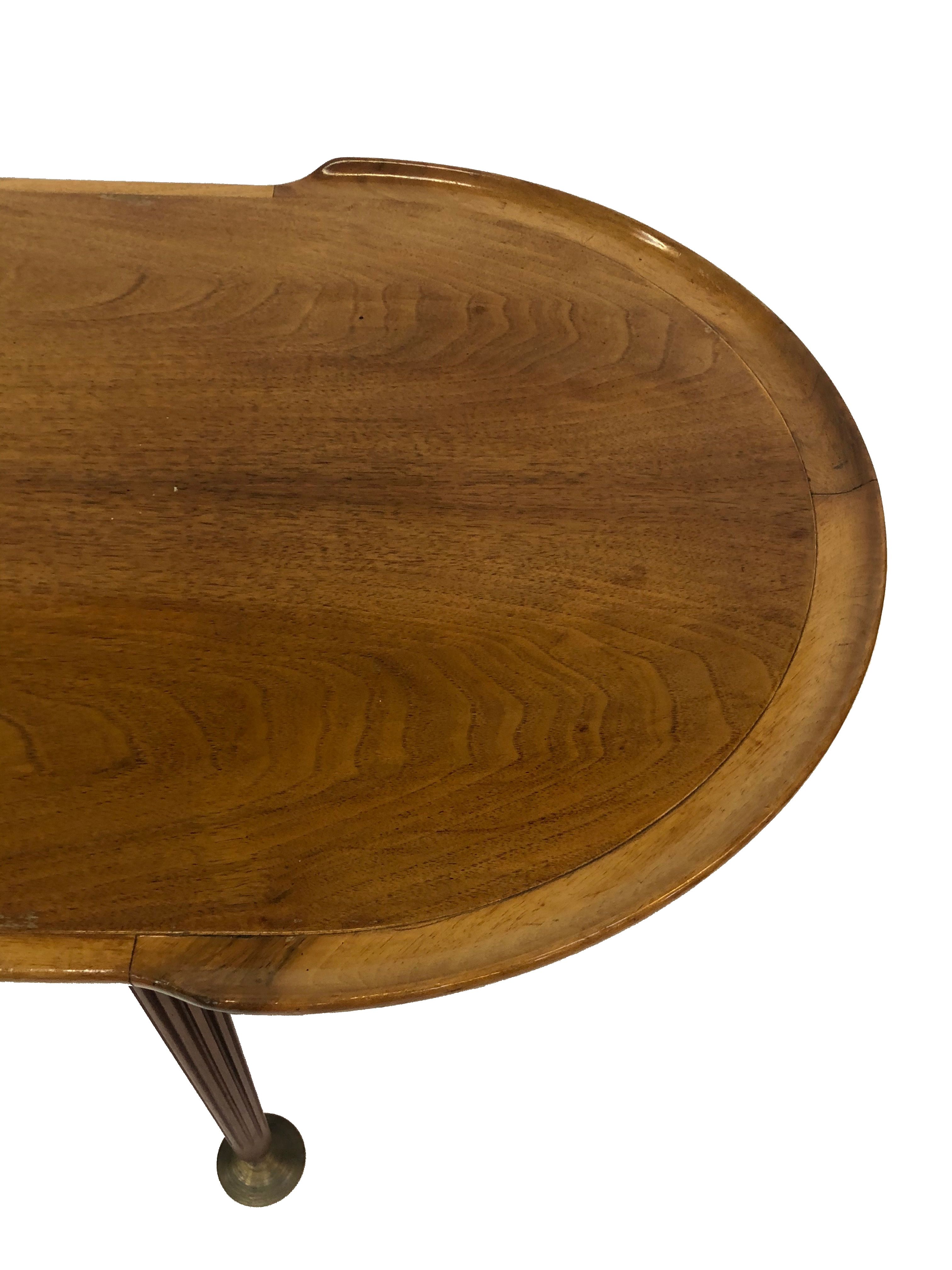 Vintage wooden coffee table, A.A. Patijn for Zijlstra Joure, 1950s