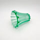 Art Deco Vase Pierre d'Avesn Moulded-Pressed Glass Emerald Green