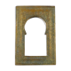Moroccan rectangular brass mirror, 60s