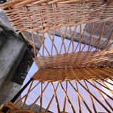 Wicker magazine rack