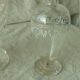 Enameled glass carafes bottles for perfume late 19th century