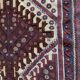 Old Afghan wool rug 270x186cm