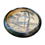 Ciboure sandstone ashtray signed chaf