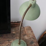 Old sheet metal workshop lamp