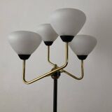 1960s tripod floor lamp with 4 lights