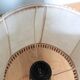 Turned wood lamp