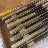 12 couteaux en acier inoxydable
