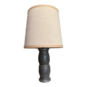 Lampe brutaliste metal - tissu