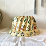 Glazed ceramic kougelhopf mould