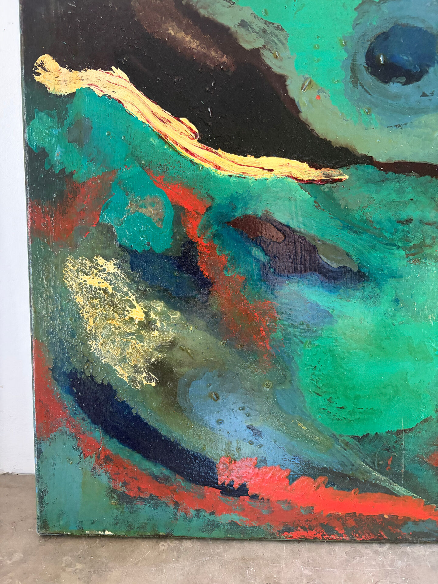 Modern abstract signed Canto 2017