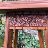 Wooden and marble harness