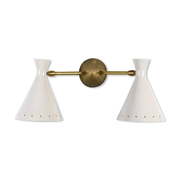 Applique cocotte double blanche