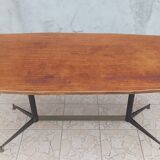 Vintage mahogany table Italian design from the 1960s