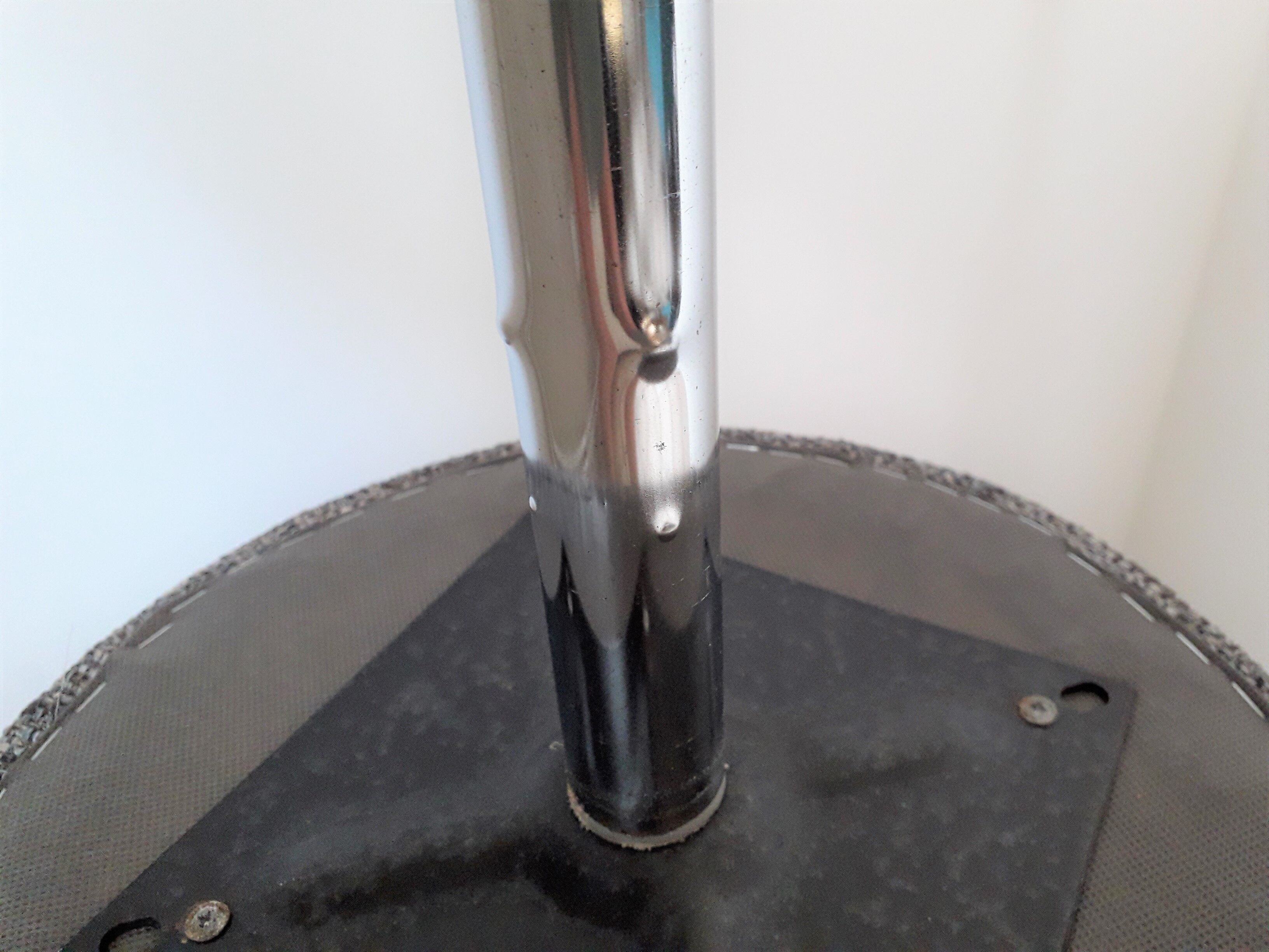 Pair of swivel stools 70s central foot