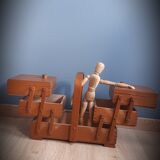 Wooden sewing basket