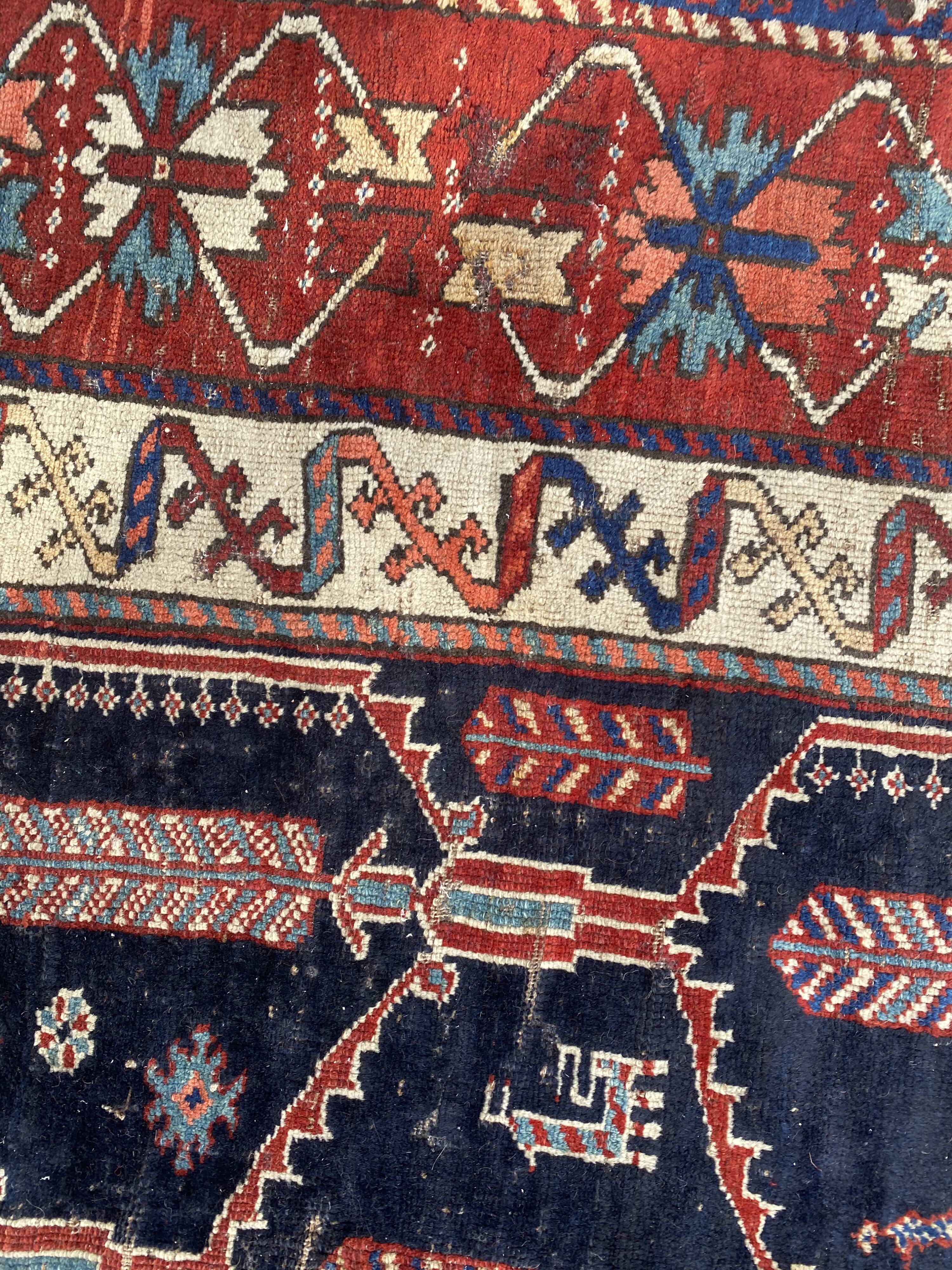 Handmade ancient Persian carpet 158x230cm
