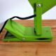 Green tube clip wall lamp office year 70 space age vintage