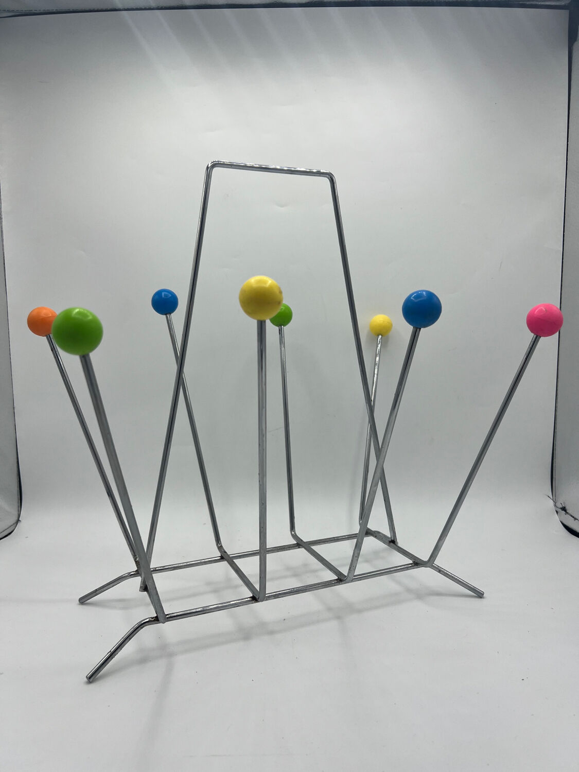 Vintage Sputnik magazine holder