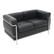 Canapé 2 places LC2 par Le Corbusier pour Cassina, années 1970