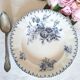 Antique earthenware soup plates