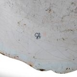 Large Majolica Dish France Rouen Manufactory of Jean-Baptiste Guillibaud 70