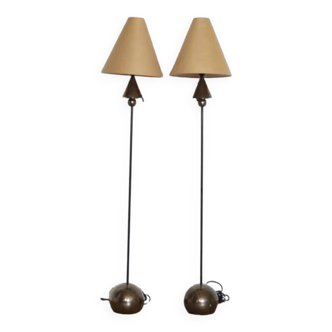 Pair of designer floor lamps 1970
