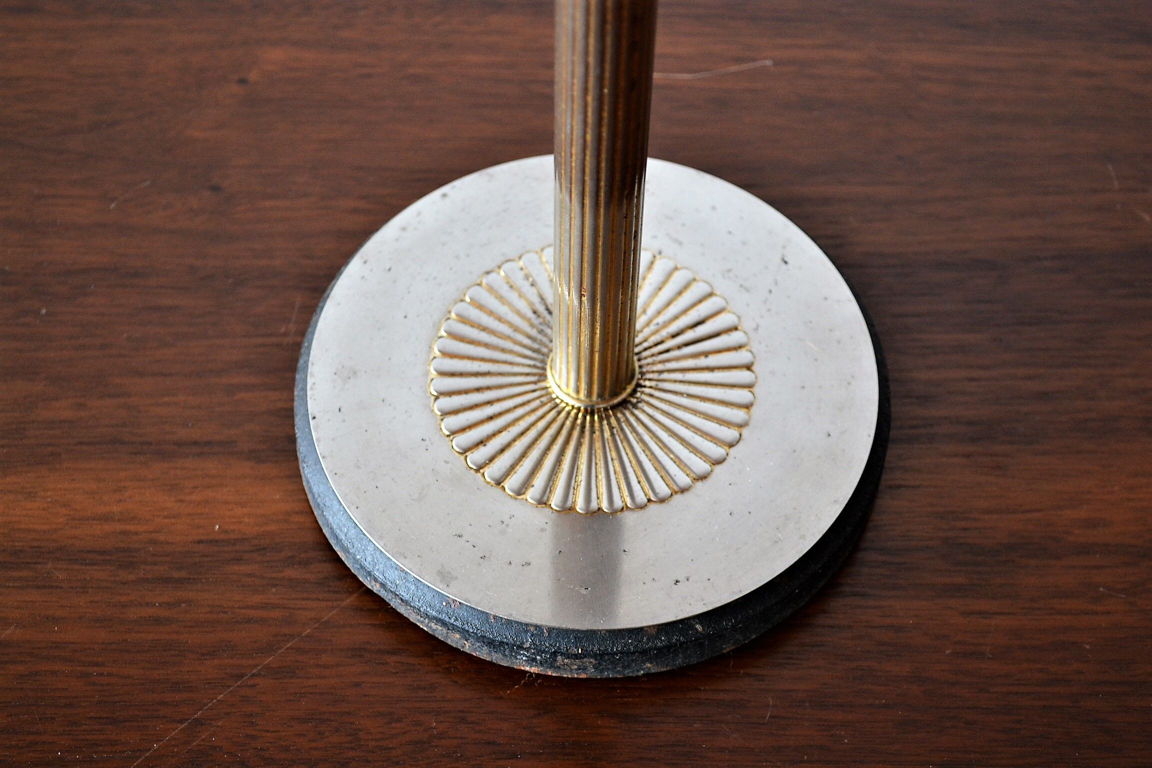 Schleuderascher ashtray in chiseled brass, from Germany in the 50s/60s