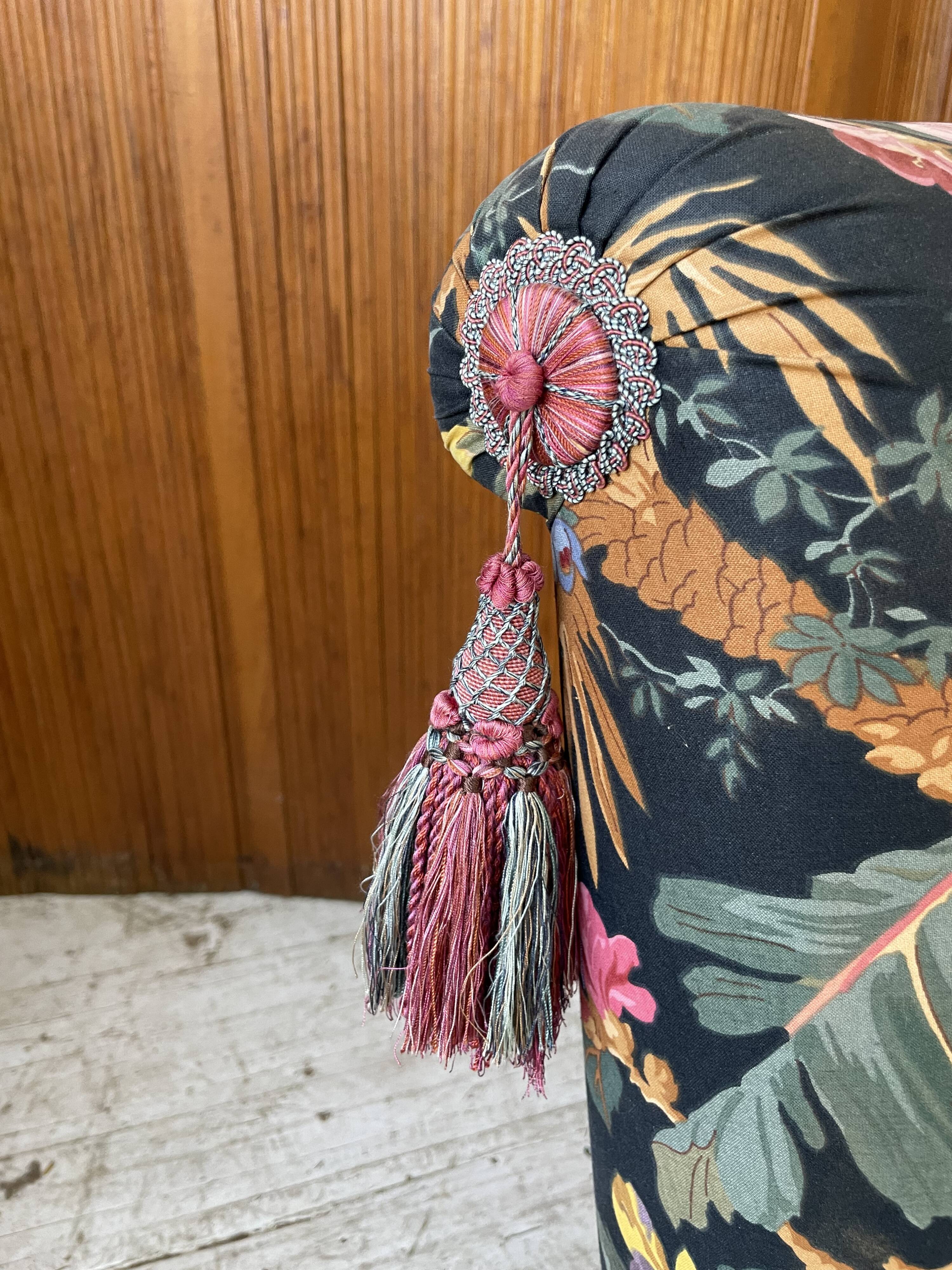 Jean Roche floral armchair