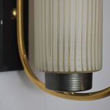 Vintage brass tip wall light