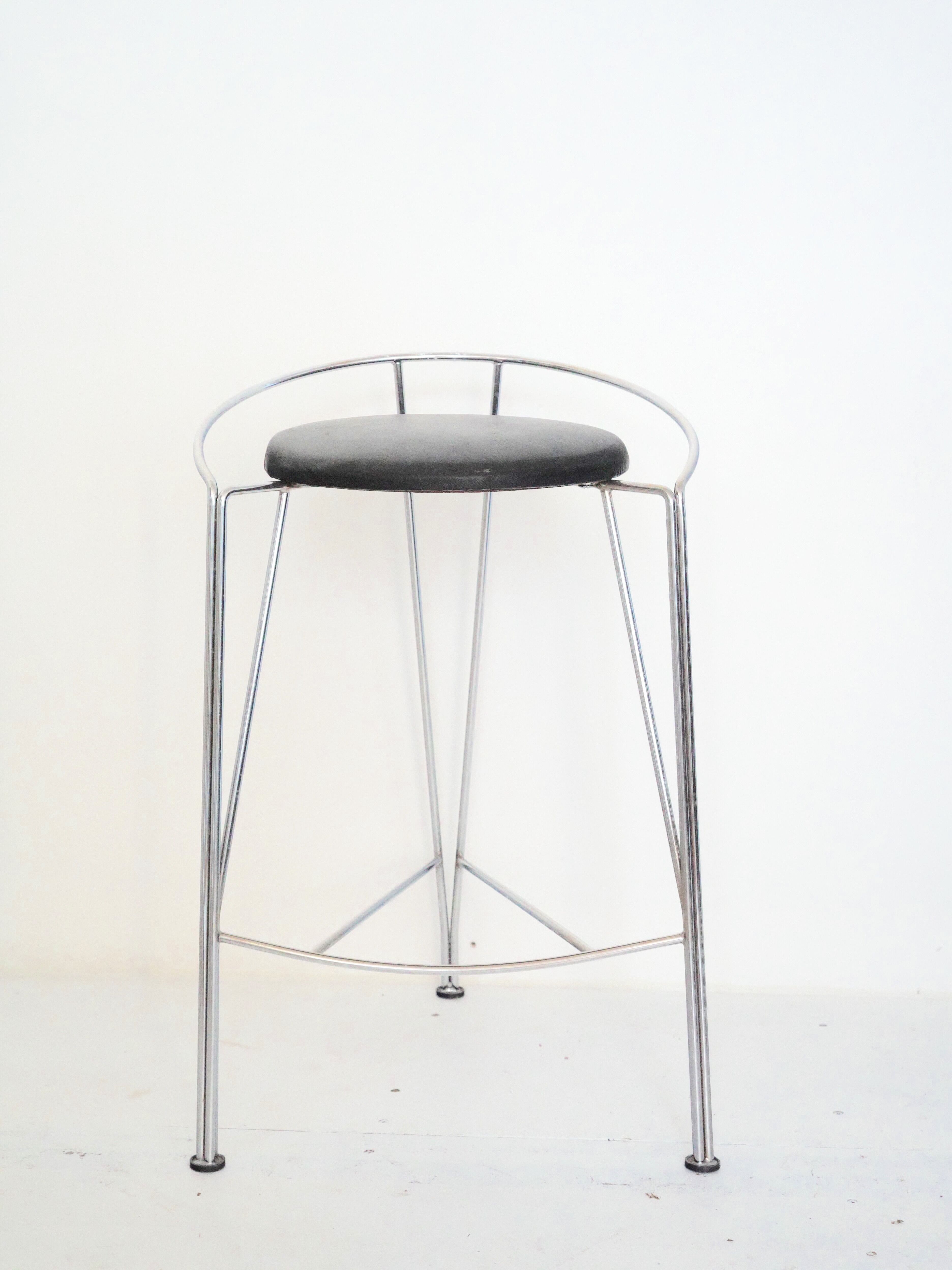 Bar stool "Silver Moon" by Pascal Mourgue