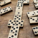 Game of dominoes early 20th century