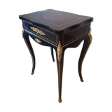 Table travailleuse Napoléon III stamped "TAHAN Paris"